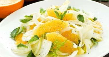 Рецепт Салата с апельсинами и мятой