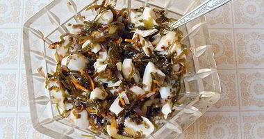 Рецепт Салата с кальмарами