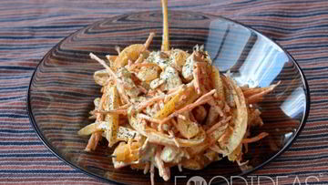 Рецепт Салата с курицей и орехами