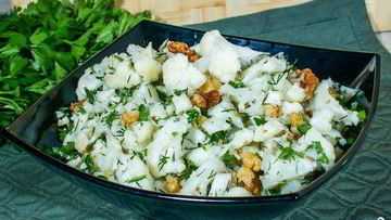 Рецепт Салата с цветной капустой