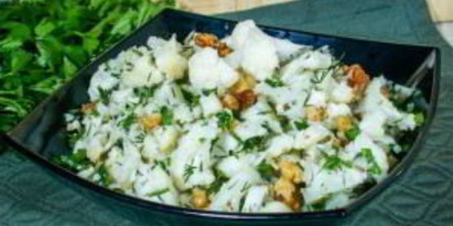 Рецепт салата с цветной капустой