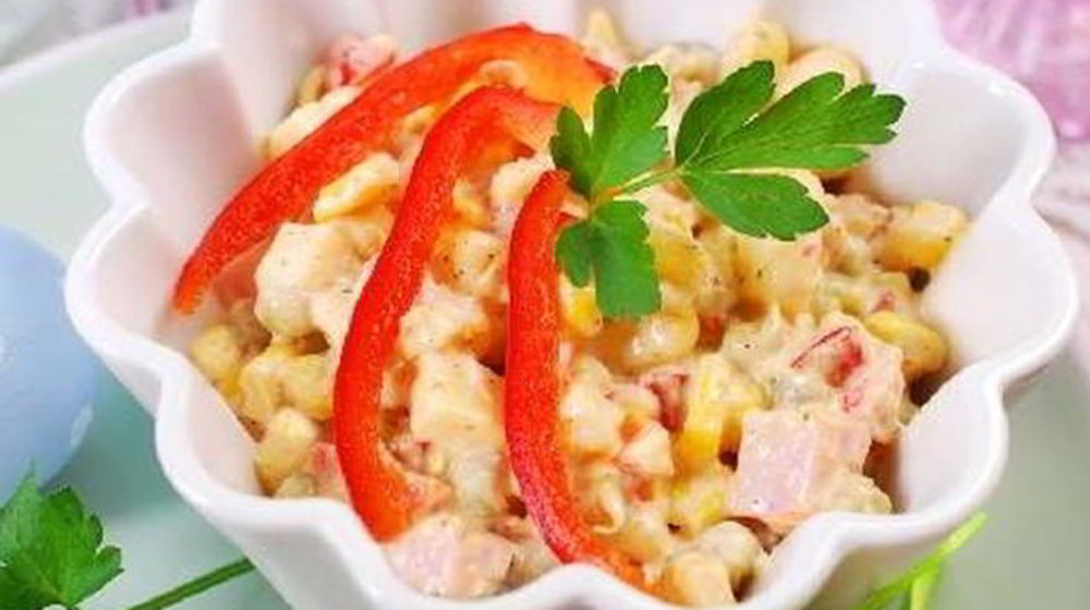 Как приготовить салат с ветчиной