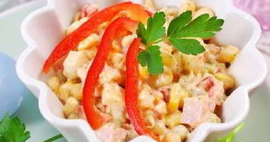 Рецепт Салата с ветчиной