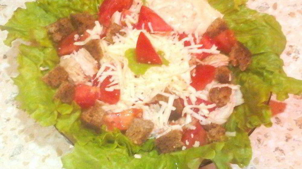 Как приготовить летнего слима-цезаря с оригинальной заправкой