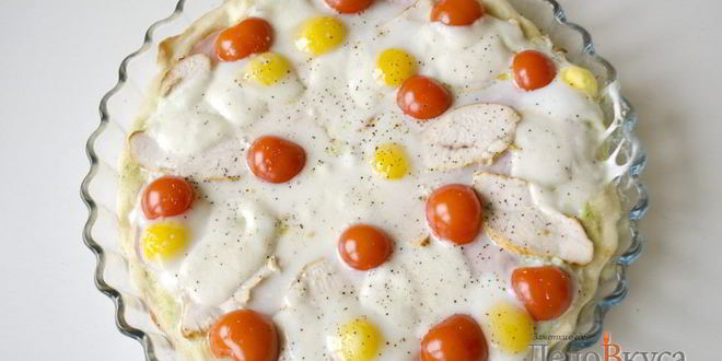 Рецепт пиццы цезарь