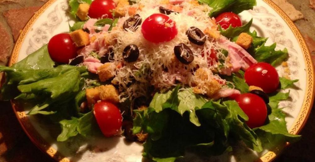 Рецепт салат цезарь