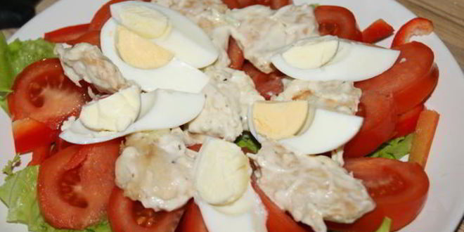 Рецепт салата цезарь премиум