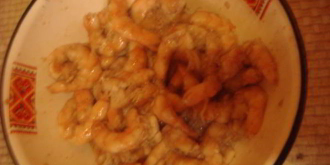 Рецепт салата цезарь с креветками