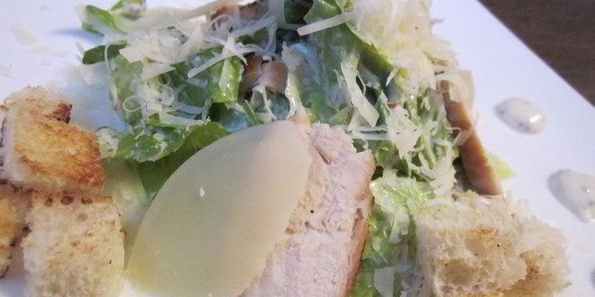 Рецепт салата цезарь с курицей и йогуртом