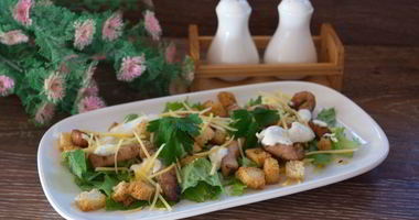 Рецепт Салата Цезарь с курицей классический