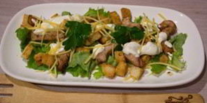Рецепт салата цезарь с курицей классический