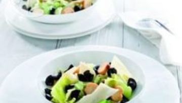 Рецепт Салата Цезарь с маслинами