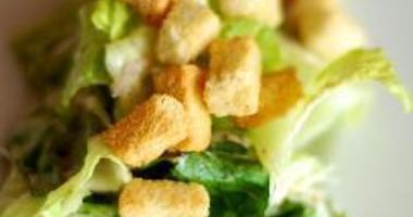 Рецепт Салата Цезарь с сухариками