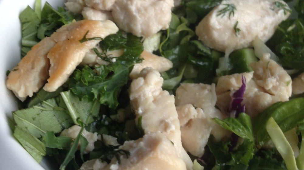 Как приготовить салат цезарь с зеленью