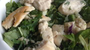 Рецепт Салата Цезарь с зеленью