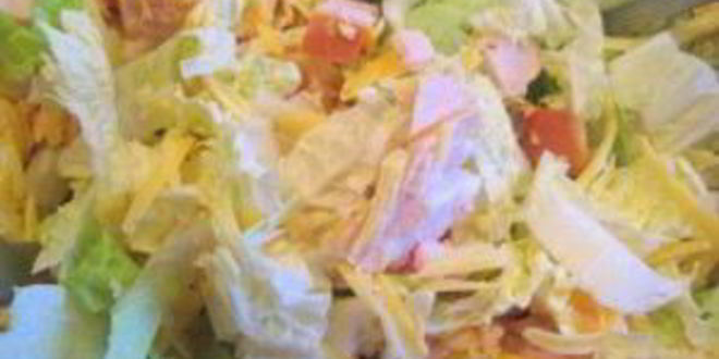 Рецепт цезаря с копченой курицей