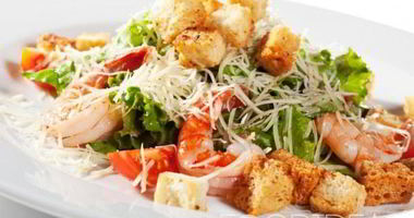 Рецепт Цезаря с креветками