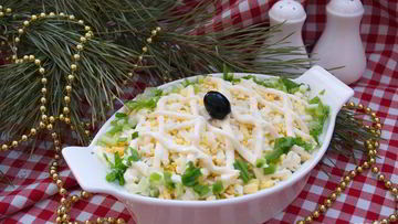 Рецепт салатов с кальмарами