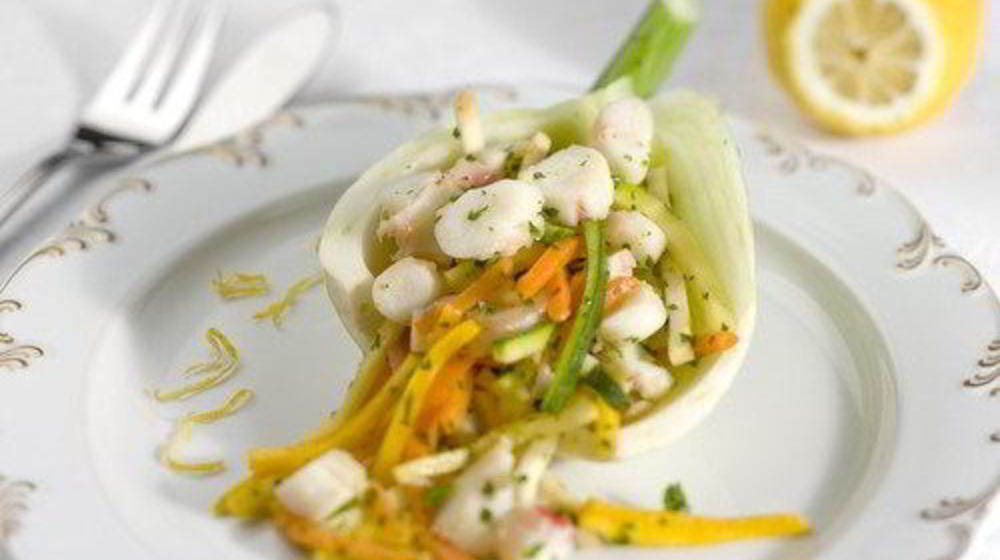 Как приготовить омара под соусом винегрет