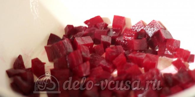 Рецепт винегрета с фасолью