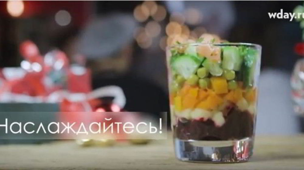 Как приготовить винегрет с лососем