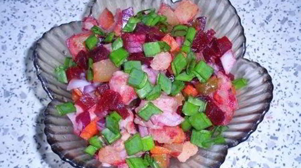 Как приготовить винегрет с малосольной селедкой