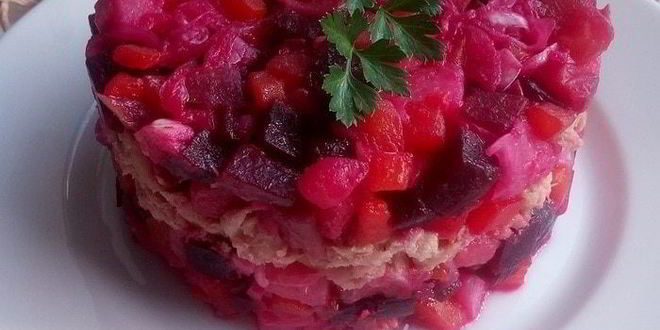 Рецепт винегрета с тунцом