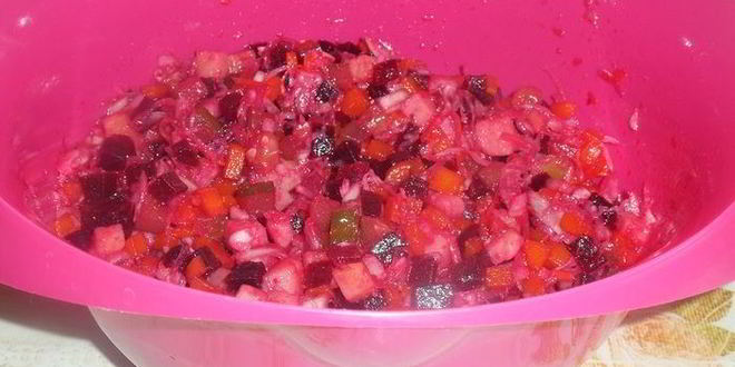 Рецепт винегрета с тунцом