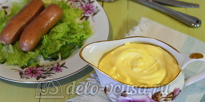 Рецепт домашнего майонеза