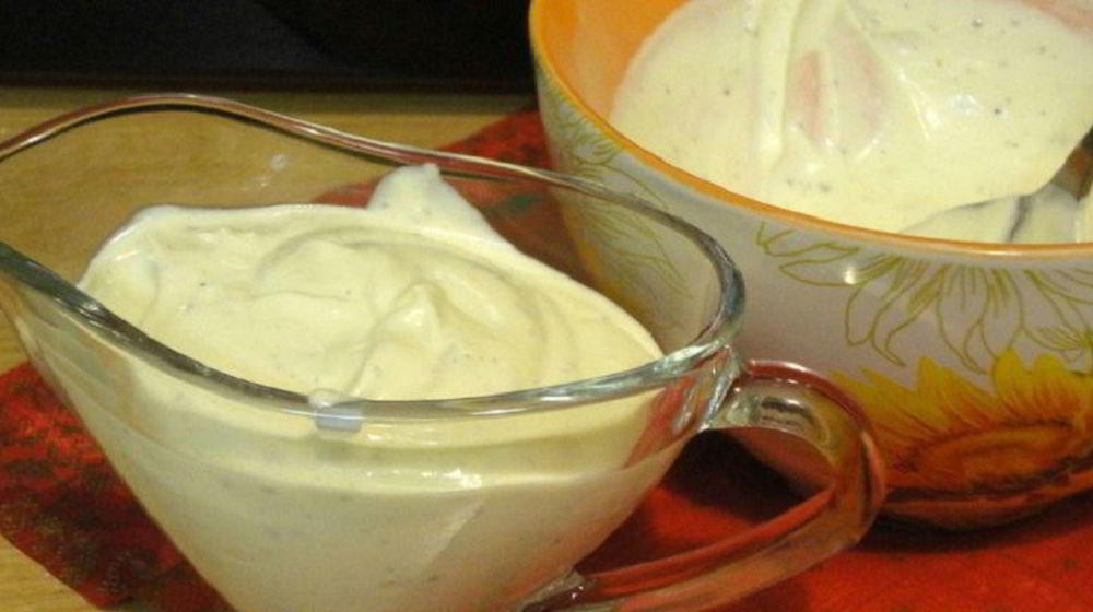 Как приготовить майонез из сметаны
