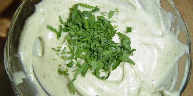 Рецепт майонеза на перепелиных яйцах с зеленью