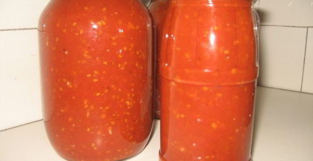 Рецепт домашний кетчуп