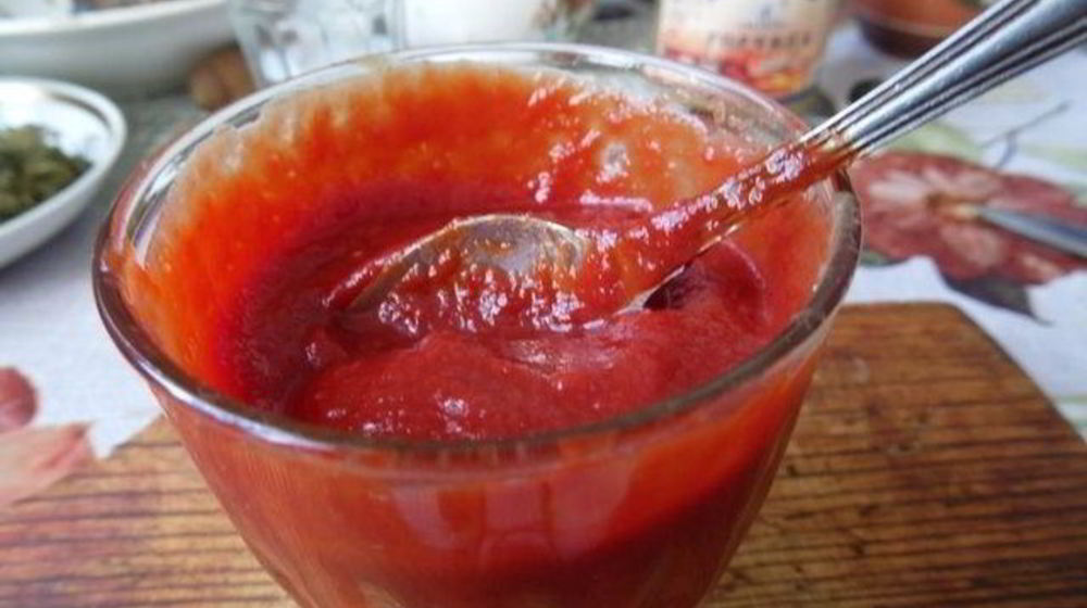 Как приготовить кетчуп из томатной пасты