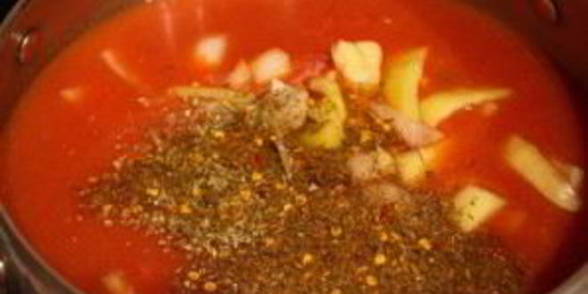 Рецепт кетчупа с луком на зиму