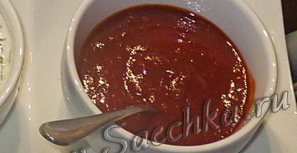 Рецепт пряный кетчуп с яблоками и карри