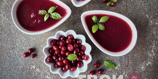 Рецепт клюквенного соуса к мясу