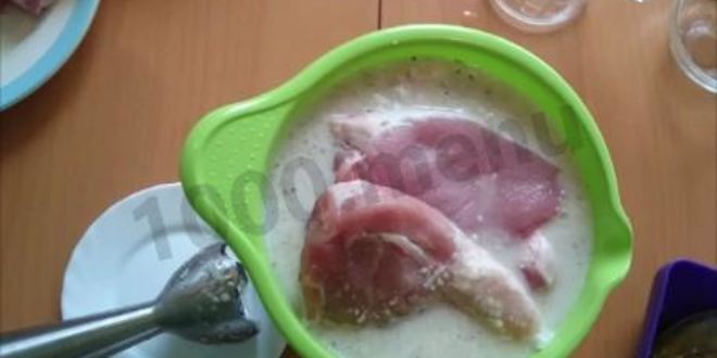 Рецепт маринада для мяса на пиве и кефире