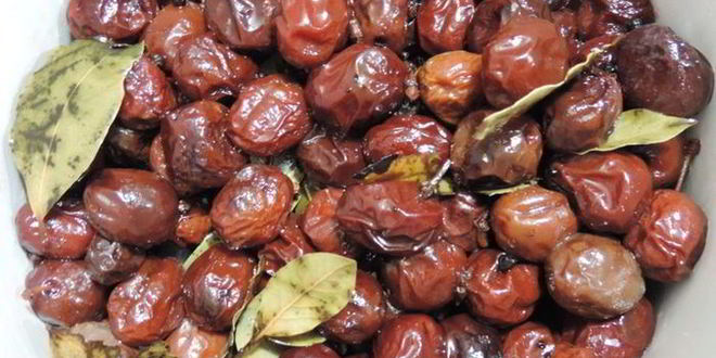 Рецепт маринованных слив в сухом маринаде