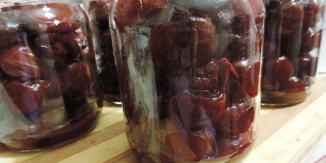 Рецепт маринованных слив в сухом маринаде