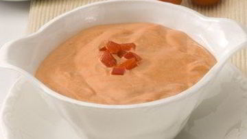 Рецепт Салатной заправки из козьего сыра и томатов