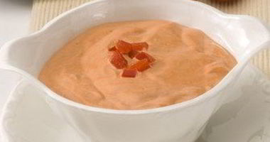 Рецепт Салатной заправки из козьего сыра и томатов