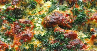 Рецепт Куриных полпеттов под сальсой и бешамель