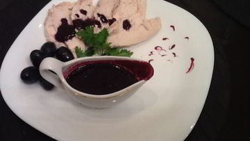 Рецепт Соуса из печеного винограда