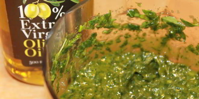 Рецепт чесночно-базиликового песто