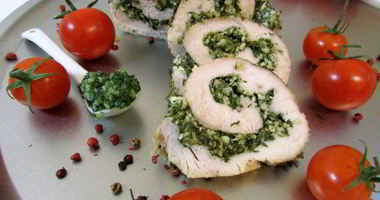 Рецепт Филе индейки с соусом песто