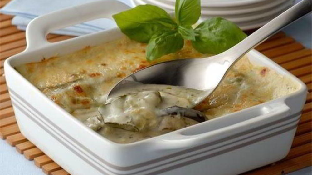 Как приготовить лазанья из кабачков и баклажан с соусом песто