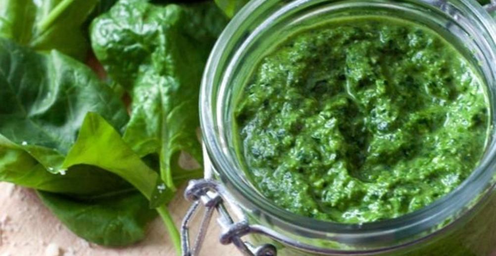 Рецепт соус песто с черемшой, грецкими орехами и пекорино