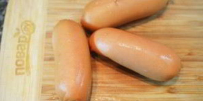 Рецепт сосисок-гриля с соусом песто из руколлы