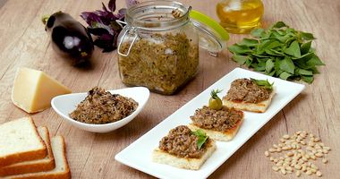 Рецепт Соуса песто из баклажанов