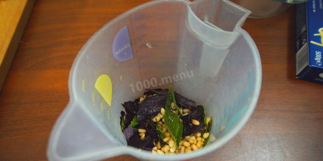 Рецепт спагетти с соусом песто аппетитно и быстро